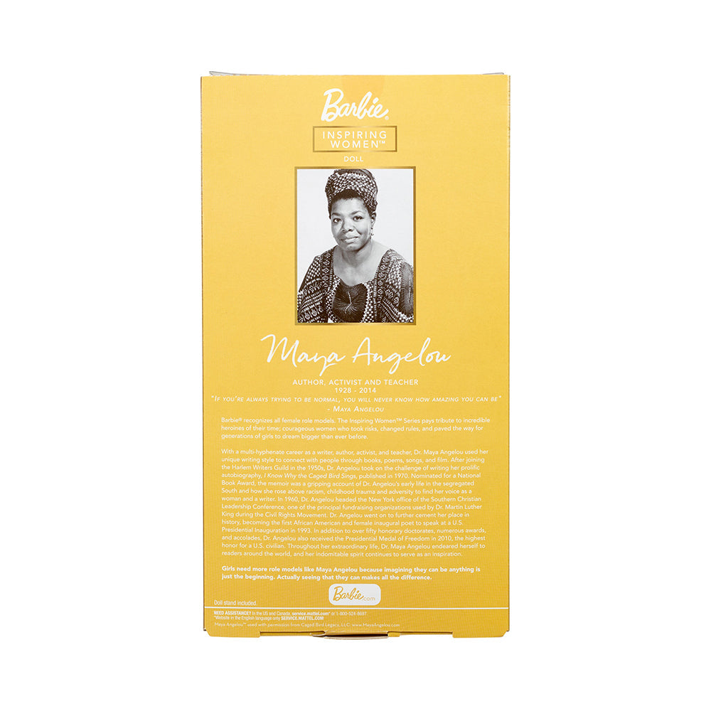 Barbie Inspiring Women Maya Angelou Doll