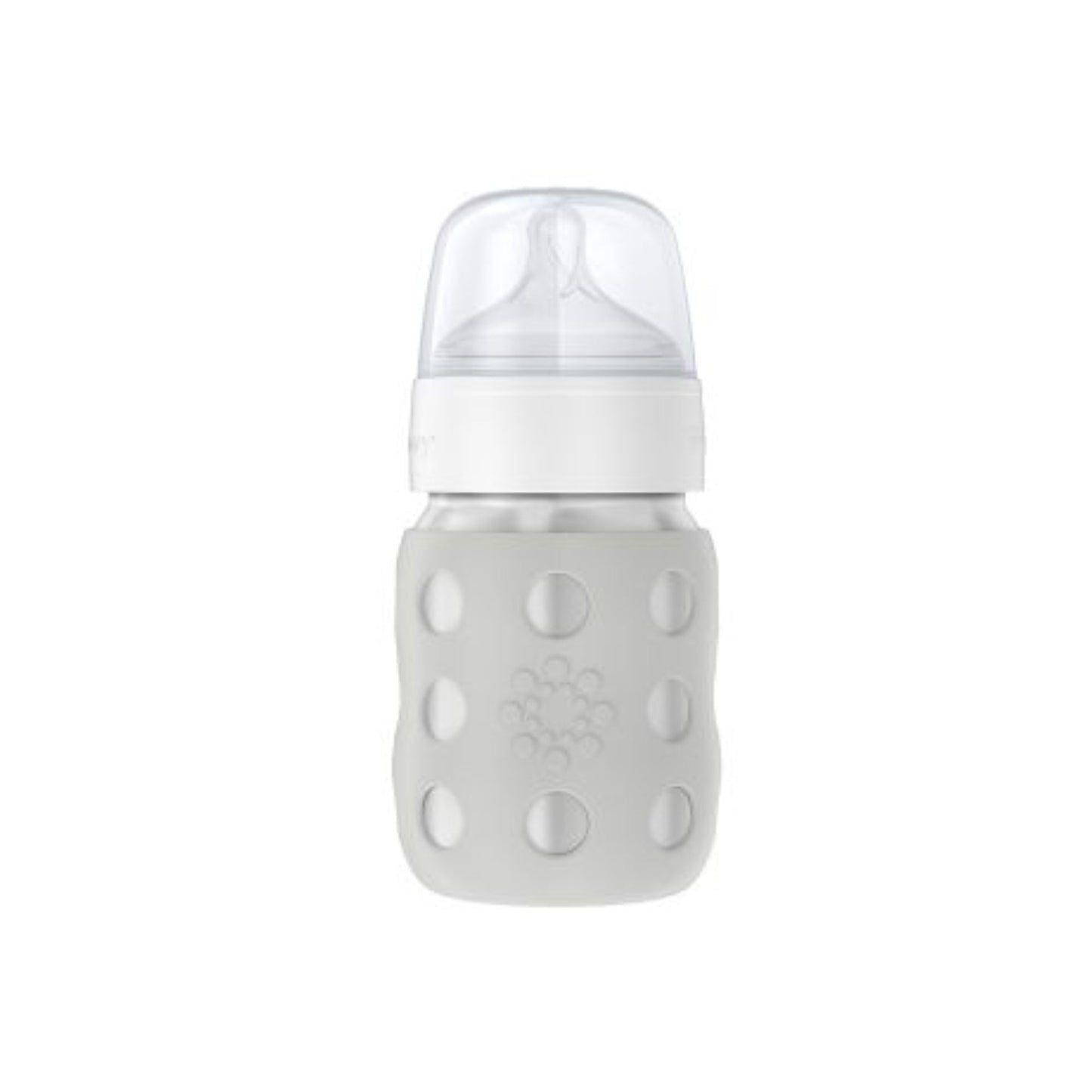LIFEFACTORY Stainless Steel Baby Bottle 8oz (235ml) - Cool Grey