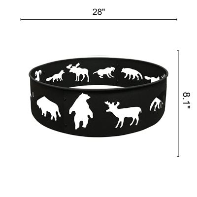 Landmann 28" Big Sky Steel Fire Ring - Black|Anneau de feu Big Sky de Landmann de 28 po - noir|D66GS7IZ