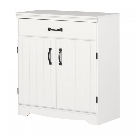 Farnel Storage Cabinet - Pure White|Armoire de rangement Farnel - blanc solide