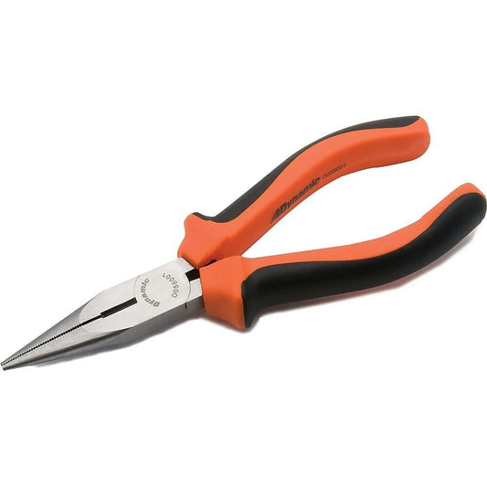 Dynamic Tools 8" Long Nose Pliers, Comfort Grip Handle