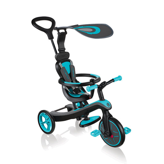 GLOBBER Explorer Trike 4-in-1 Teal Tricycle