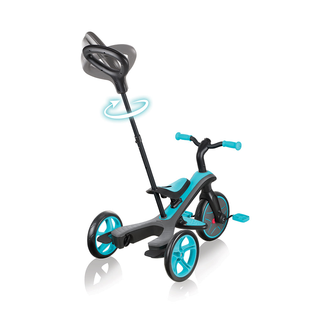 GLOBBER Explorer Trike 4-in-1 Teal Tricycle