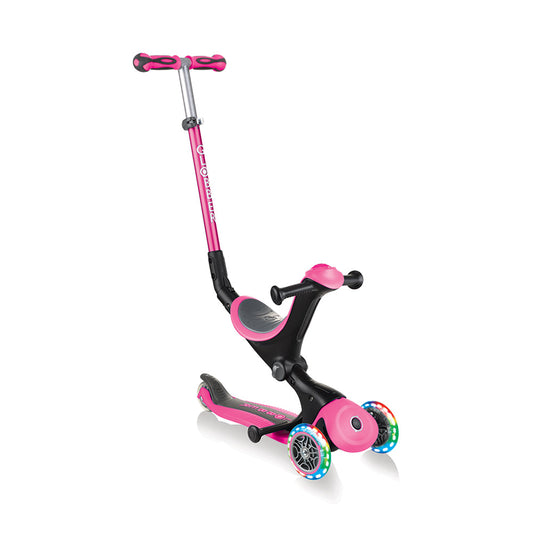 GLOBBER GO-UP Deluxe Lights Pink Scooter