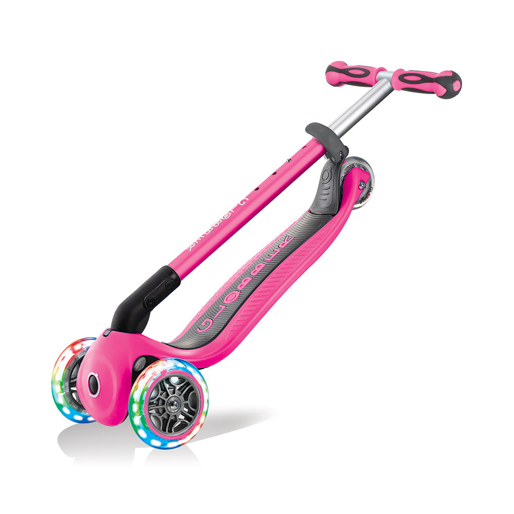 GLOBBER GO-UP Deluxe Lights Pink Scooter