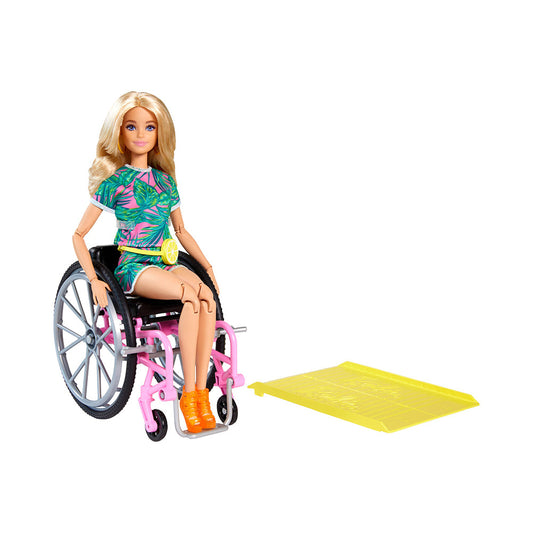 Barbie Fashionistas Doll #165 with Wheelchair & Long Blonde Hair