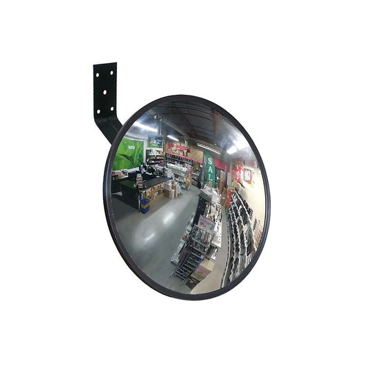 Futech CV16 Security Convex Mirror - 16" x 16" x 3" - Black Trim