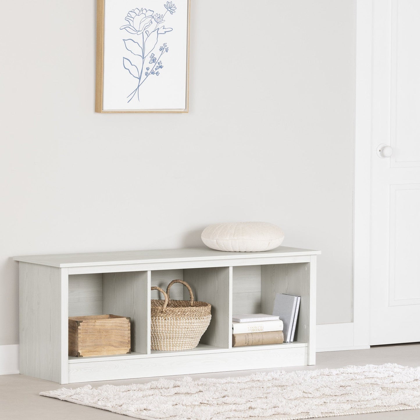 Fernley Storage Bench - White Pine|Banc de rangement Fernley - pin blanc