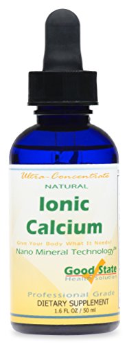 Good State Liquid Ionic Calcium Ultra Concentrate - 10 Drops Equals 50 Mg - 100 Servings Per Bottle 1.6fl. oz