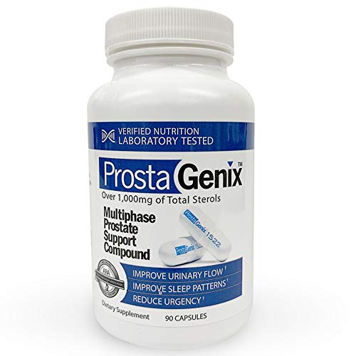 ProstaGenix Multiphase Prostate Supplement -3 Bottles- Featured on Larry King Investigative TV Show - Over 1 Million Sold - End Nighttime Bathroom Trips, Urgency, Frequent Urination.