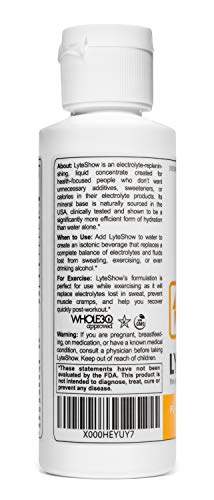 LyteShow: Ionic Electrolyte Concentrate for Rapid Rehydration (40 Servings)