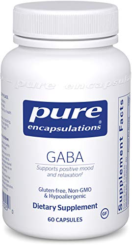 Pure Encapsulations - GABA - Supports Positive Mood and Relaxation - 60 Capsules