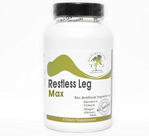 Restless Leg Max ~ 180 Capsules - No Additives ~ Naturetition Supplements