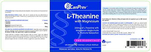 CanPrev L-Theanine Vegi Capsules, 90 Count