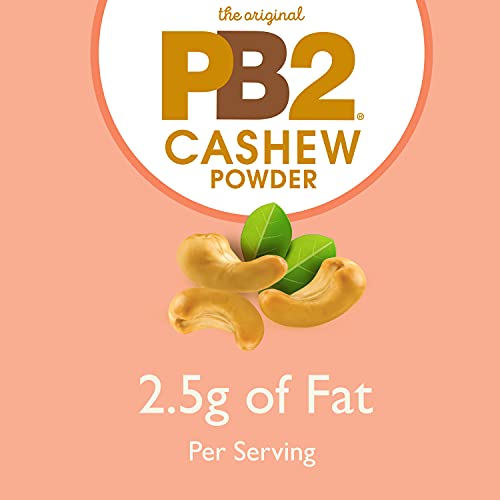 PB2 Powdered Cashew Butter - Cashew Powder with No Added Sugar or Salt [1 Lb/16oz Jar]