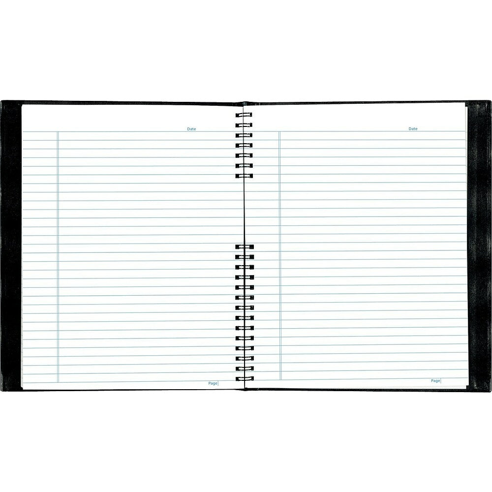 Blueline NotePro Hardcover Notebook, 9-1/4" x 7-1/4", Black, 192 Pages