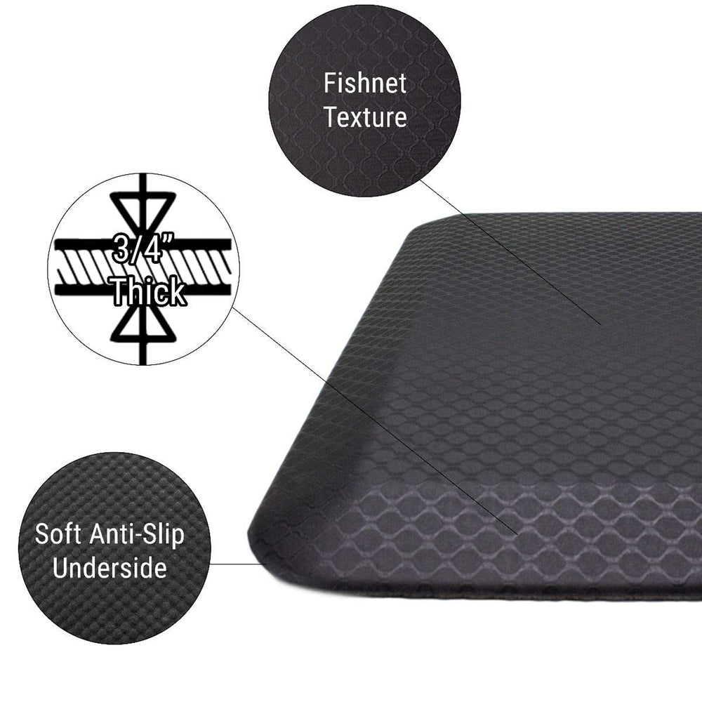 AnthroDesk Premium Anti-Fatigue Mat for Sit Stand Desks - Regular