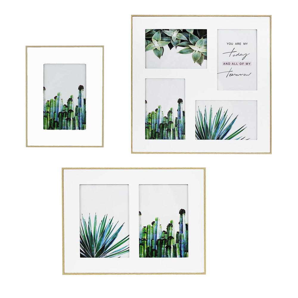 Splash Picture Frame Set for 4 x 6 photos - 3 Pack