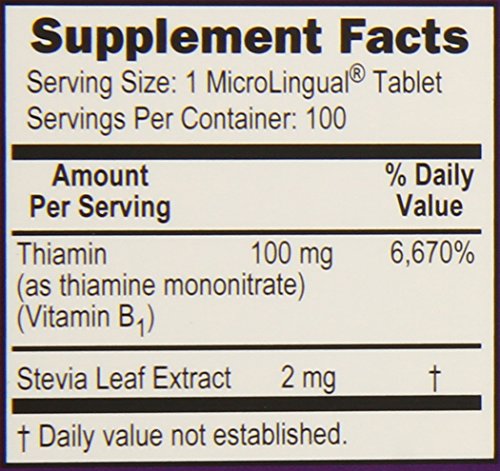 Superior Source Vitamin B1, 100 mg, 100 Count