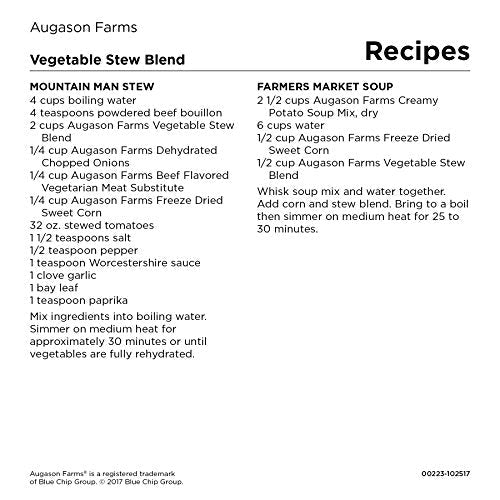 Augason Farms Vegetable Stew Blend 2 lbs 0.5 oz No. 10 Can