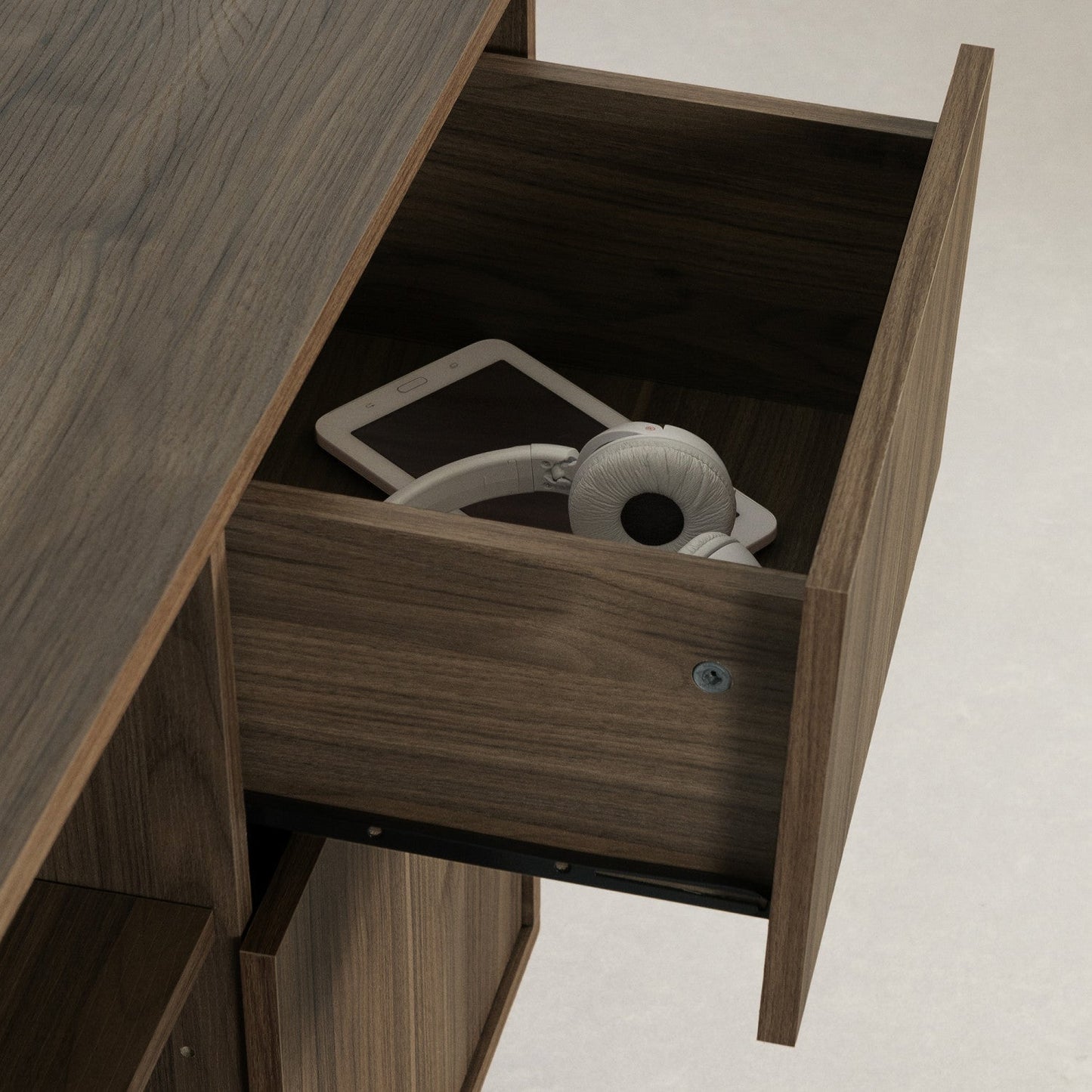 Toza Storage Unit - Natural Walnut|Meuble de rangement Toza - noyer naturel