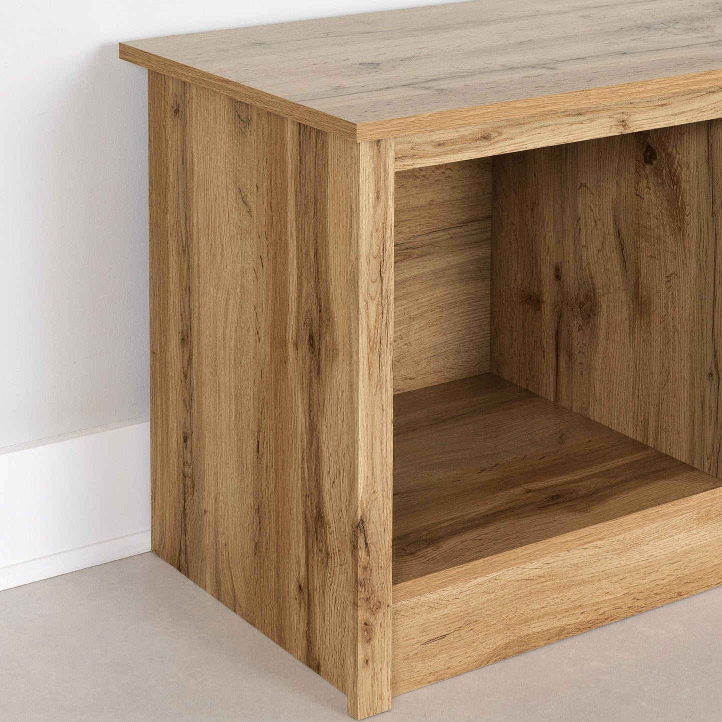 Toza Mudroom Storage Bench - Nordik Oak|Banc de rangement Toza pour vestibule - chêne nordique