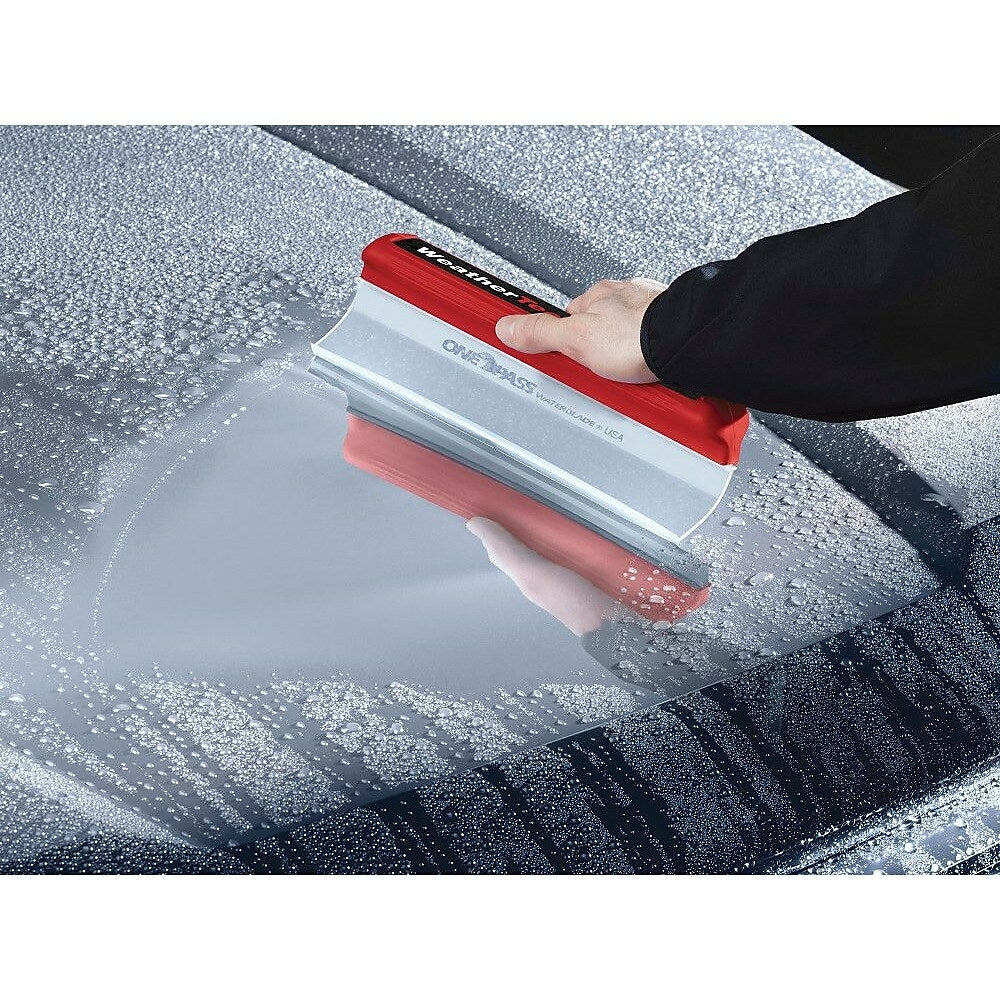 WeatherTech WaterBlade Silicone Blade to Remove Water, Red & Clear