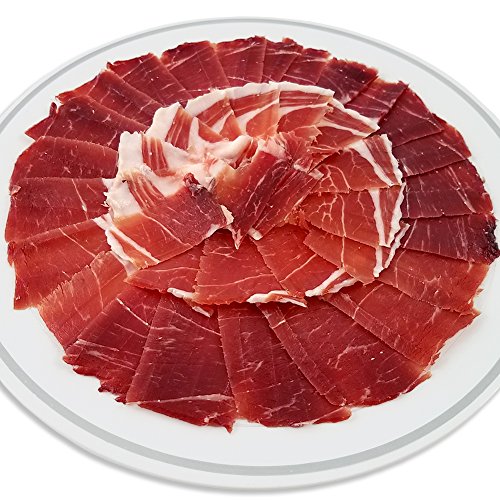 Iberico Ham Leg Cured for 24 Months, 20-25 Servings + Ham Holder, Carving Knife