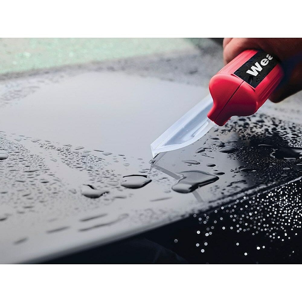 WeatherTech WaterBlade Silicone Blade to Remove Water, Red & Clear