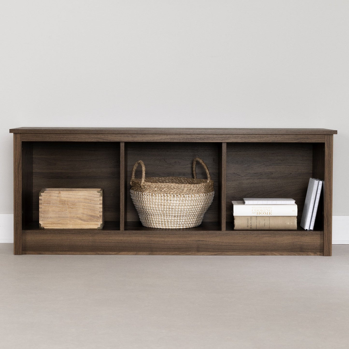 Toza Mudroom Storage Bench - Natural Walnut|Banc de rangement Toza pour vestibule - noyer naturel