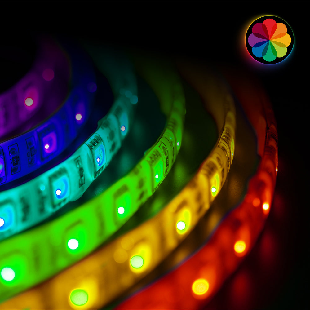 Tzumi Aura LED ColorStrip Remote-Controlled - 6.5 ft. Trimmable RGB LED Tape Light