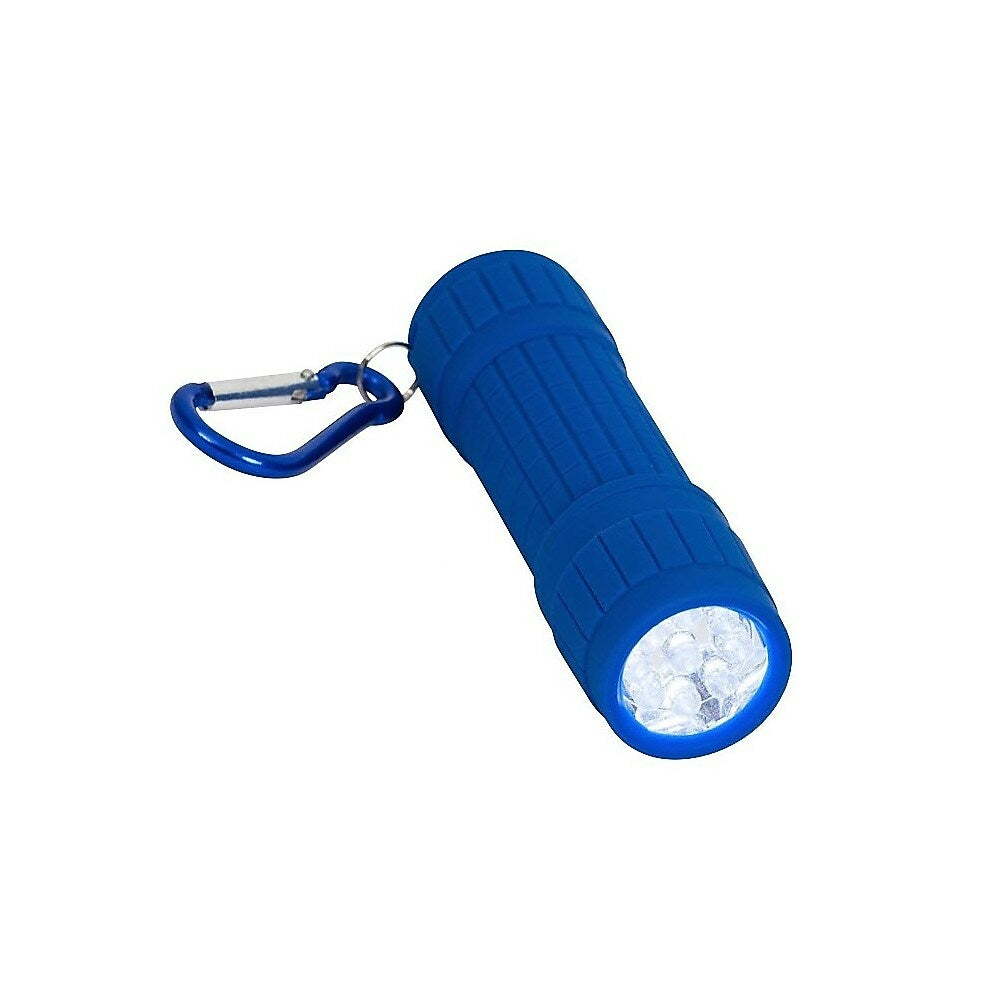 Merangue - Compact LED Flashlight with Carabiner Clip - Assorted Colours