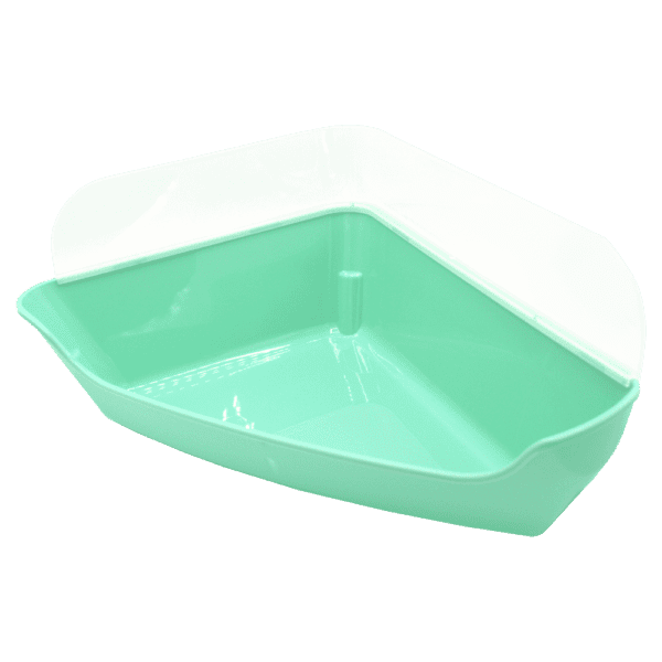 Oxbow Enriched Life - Corner Litter Pan with Removable Shield