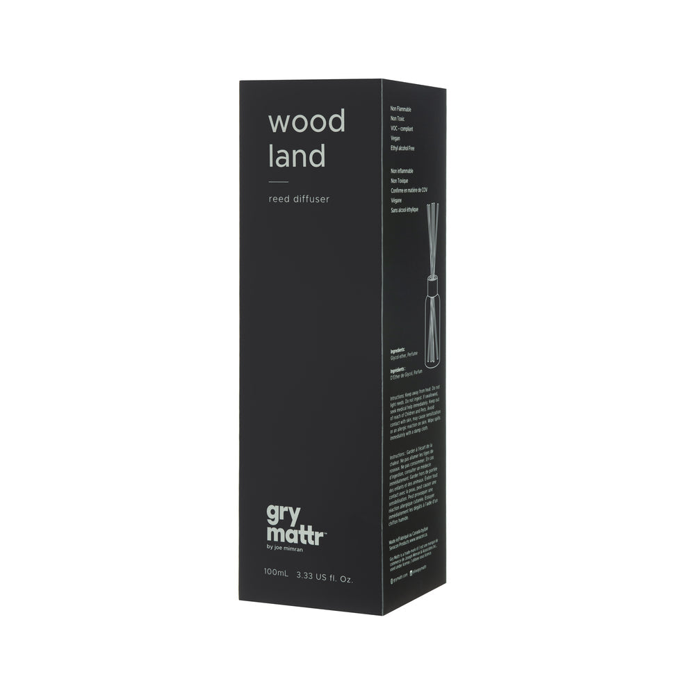 Gry Mattr Reed Diffuser - 150mL - Wood Lands