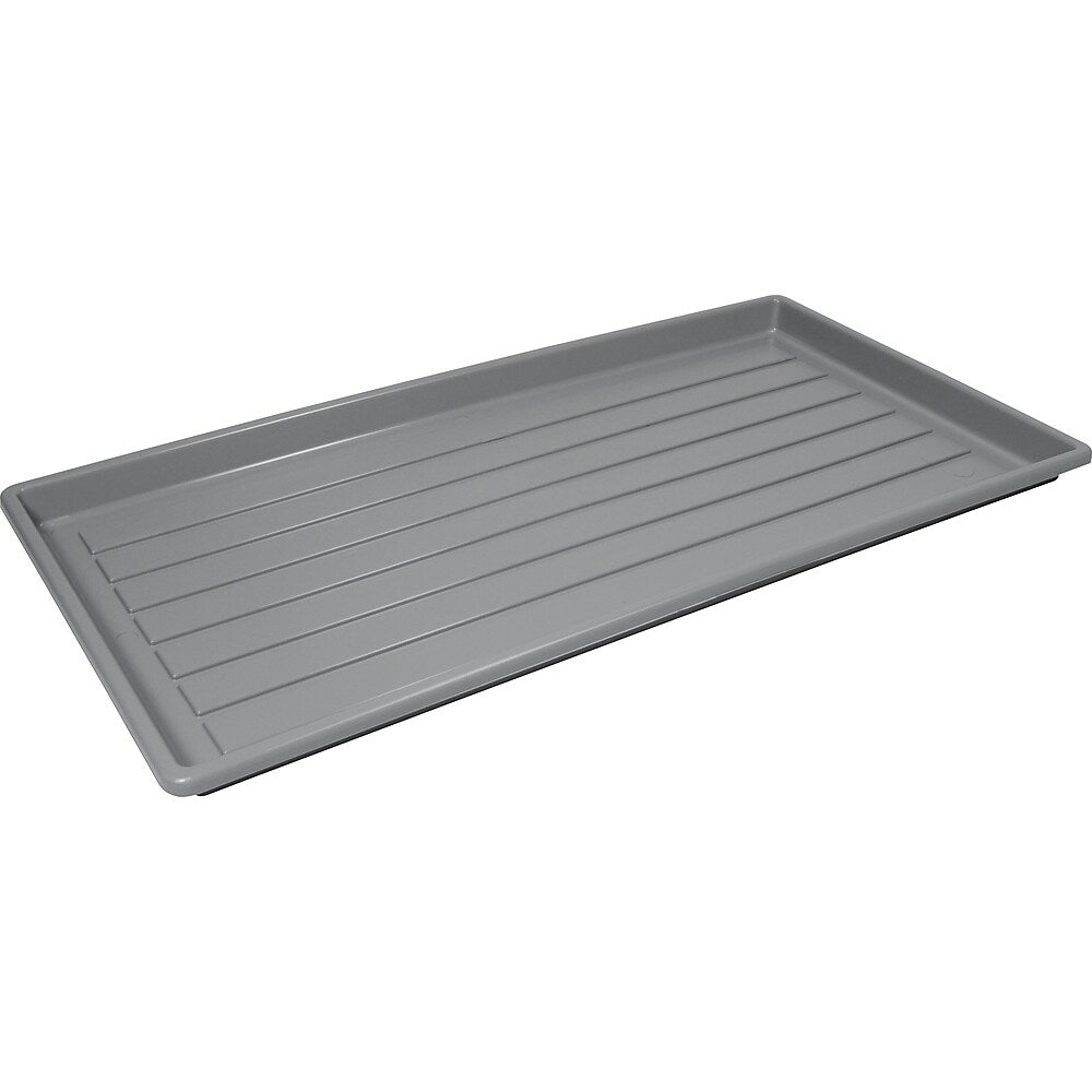 Storex Plastic Boot Tray, Grey