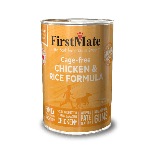 FirstMate Cage-free Chicken & Rice Formula Canned Dog Food