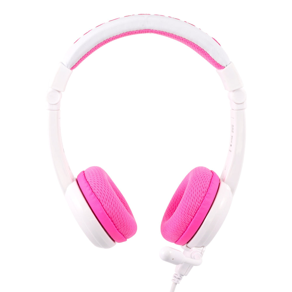 BuddyPhones School Kids on Ear Headphones - Pink