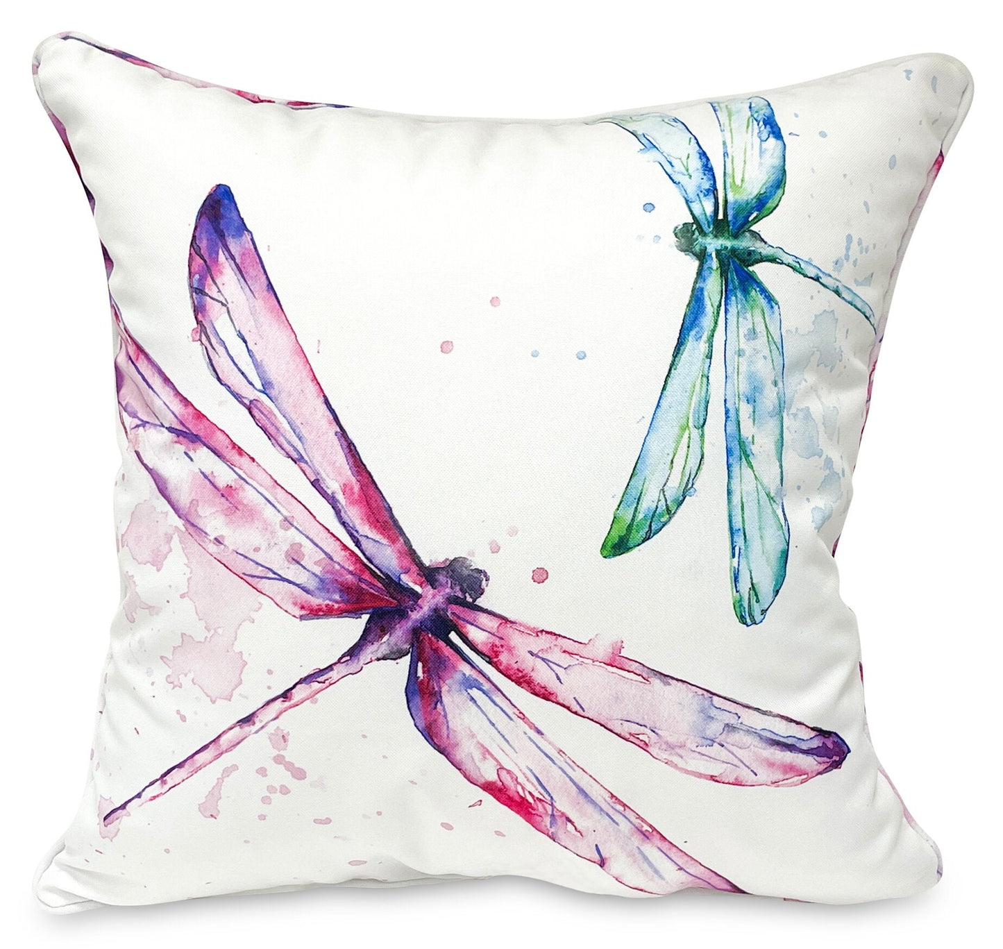 Dragonfly Outdoor Accent Pillow | Coussin décoratif à motif de libellule pour l'extérieur | DRAG17PP