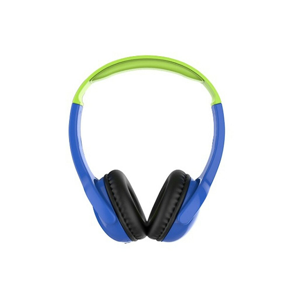 Wicked Audio Tricky Tike Kid Safe BT Headphone Rated at 85 dB - Hero Blue