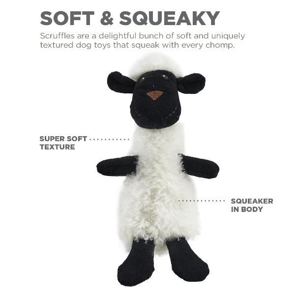 Outward Hound Scruffles Plush Dog Toy