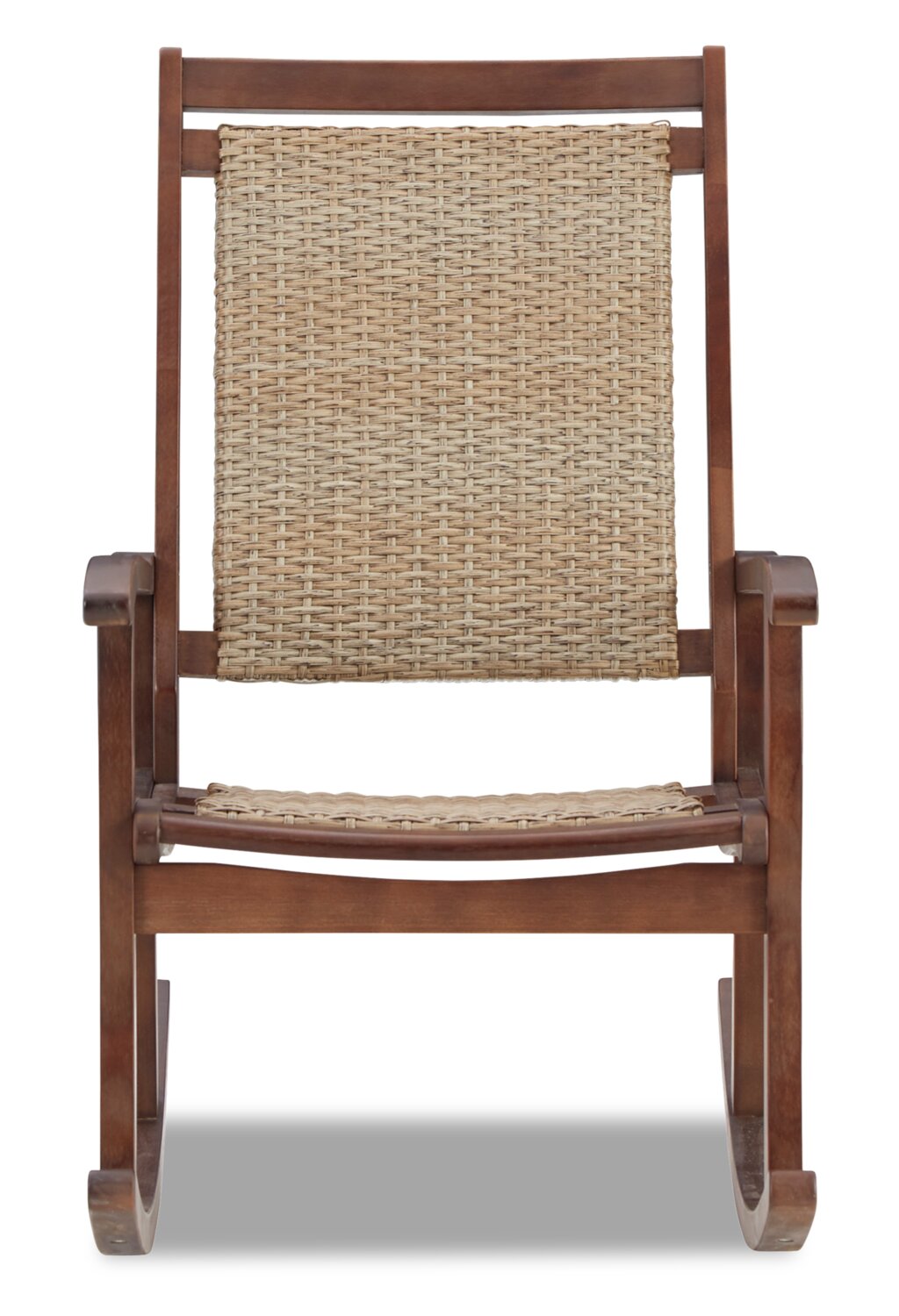 Yuma Patio Rocking Chair - Brown | Fauteuil berçant Yuma pour la terrasse - brun | YUMAO0CH