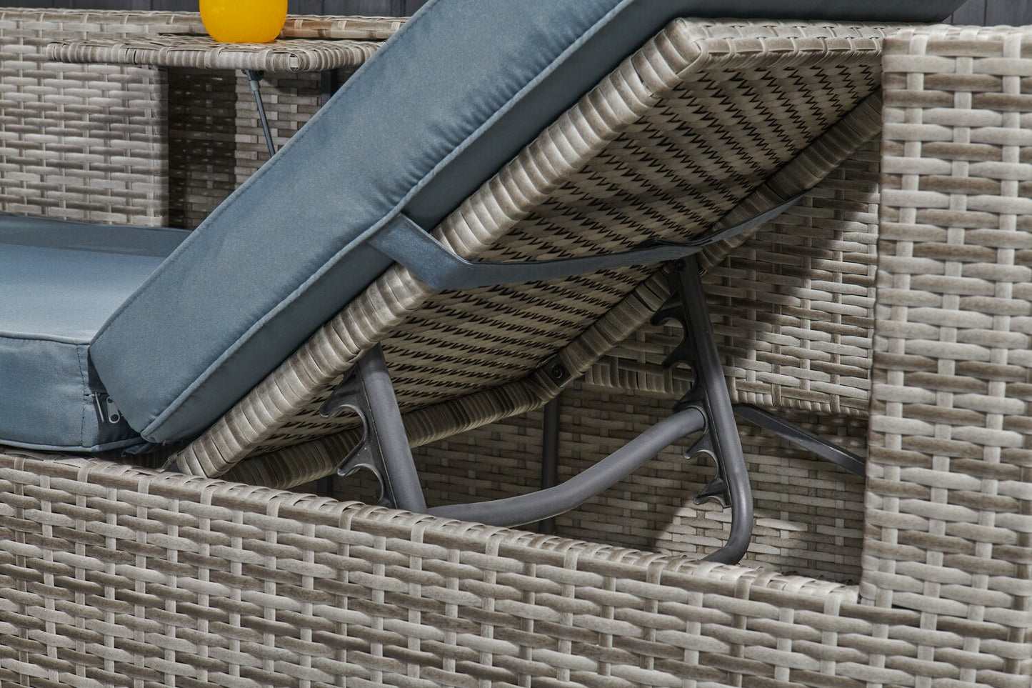 Athens 3-Piece Patio Lounger Set - Grey | Ensemble de relaxation Athens 3 pièces pour la terrasse - gris | AT3G3SET