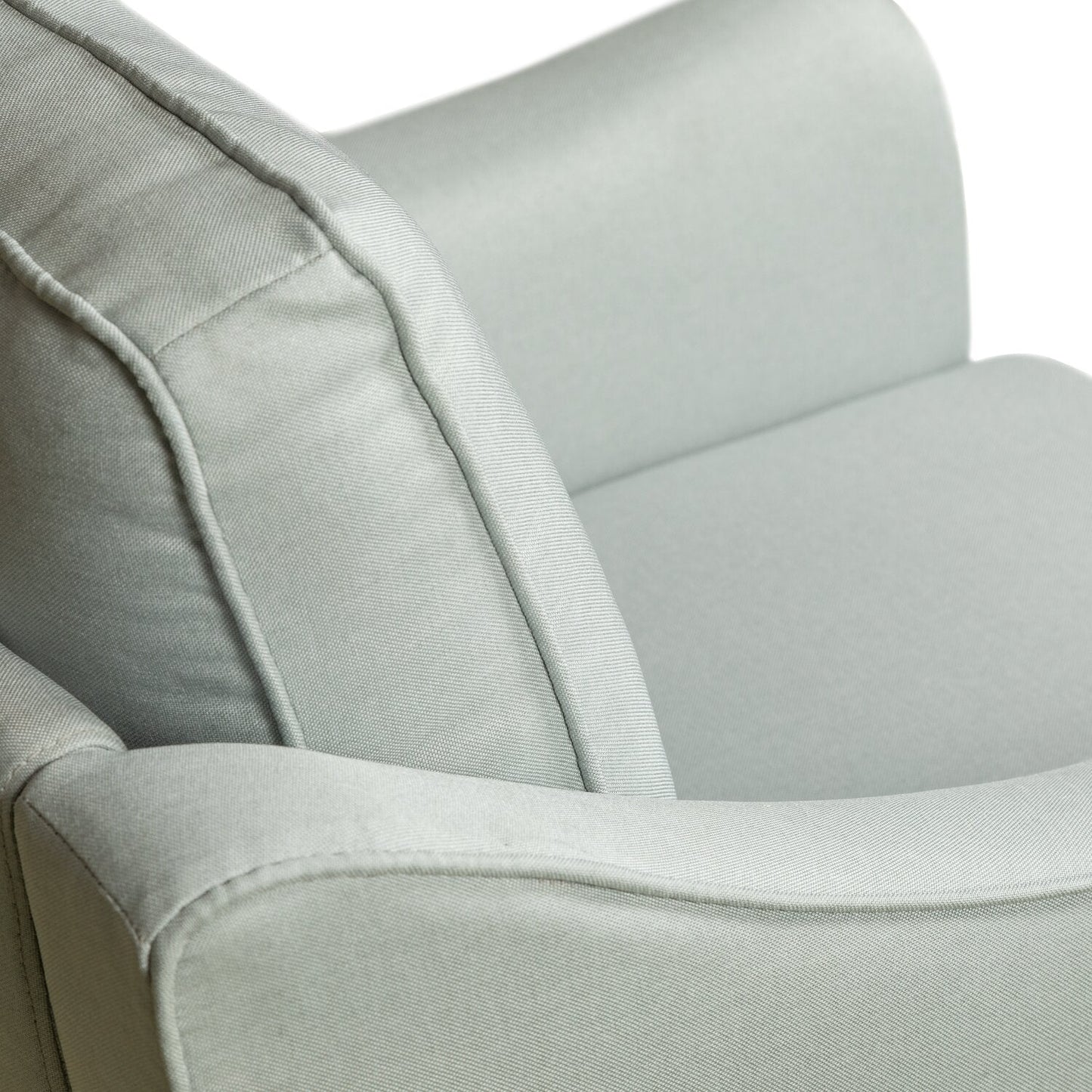 Evie Linen-Look Fabric Accent Chair - Grey | Fauteuil d'appoint Evie en tissu d'apparence lin - gris