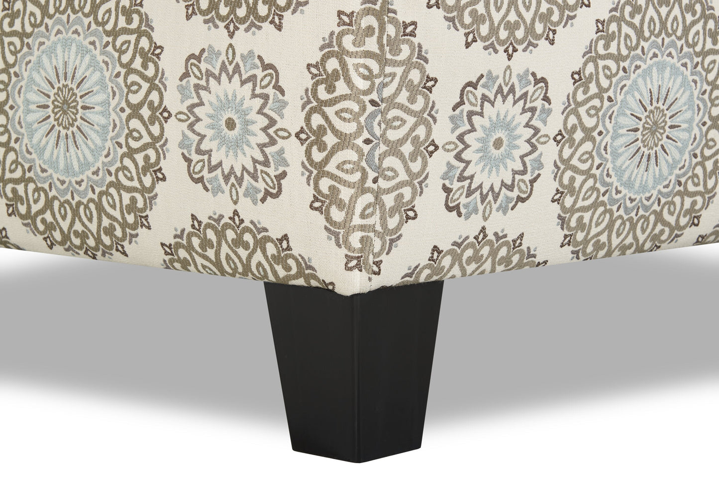 Tula Fabric Accent Ottoman - Twilight | Pouf d'appoint Tula en tissu - crépuscule | TUL2TWOT